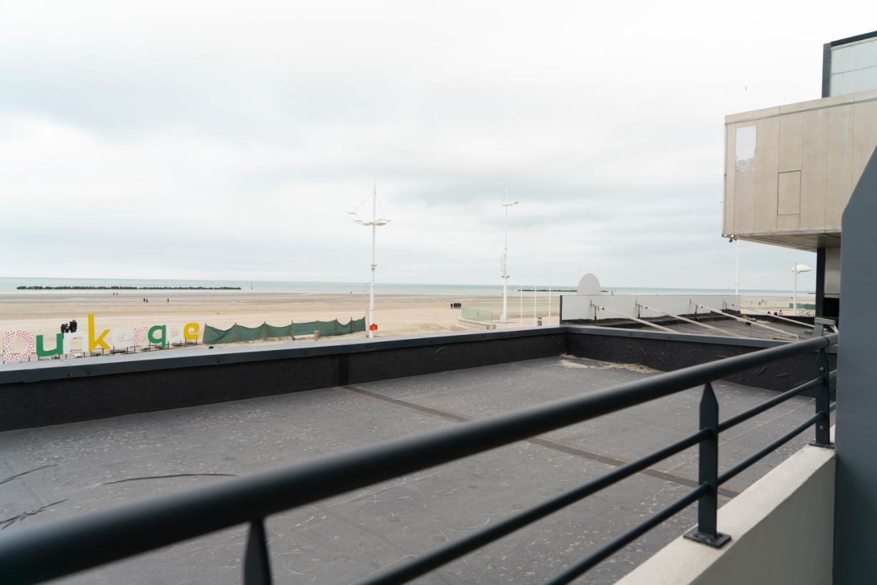 Appartement Face A La Mer Dunkirk Bagian luar foto